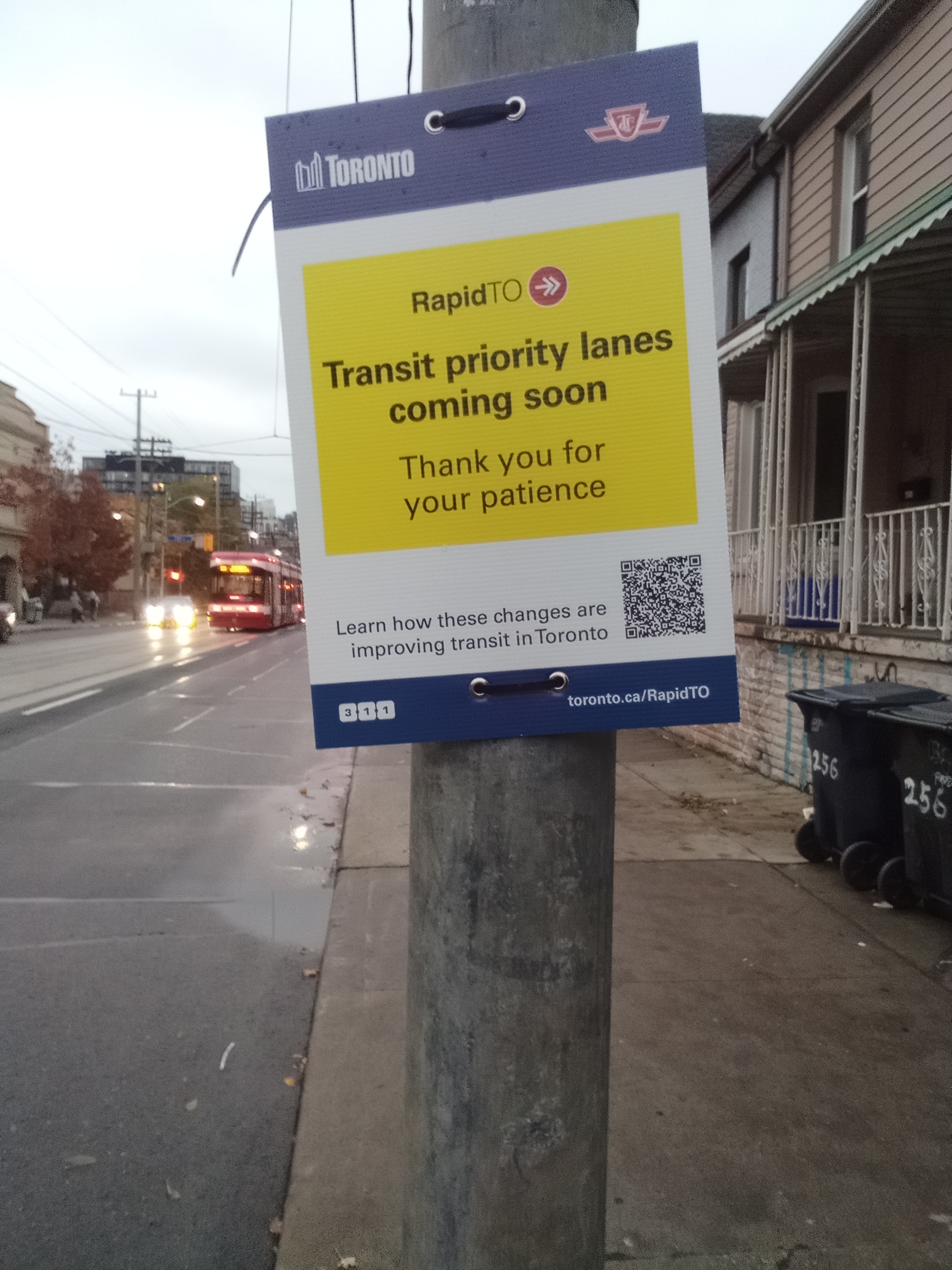 Problem: bus lane unclear or frequently blocked